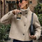 Soft-Touch Funnel Neck Trench Coat